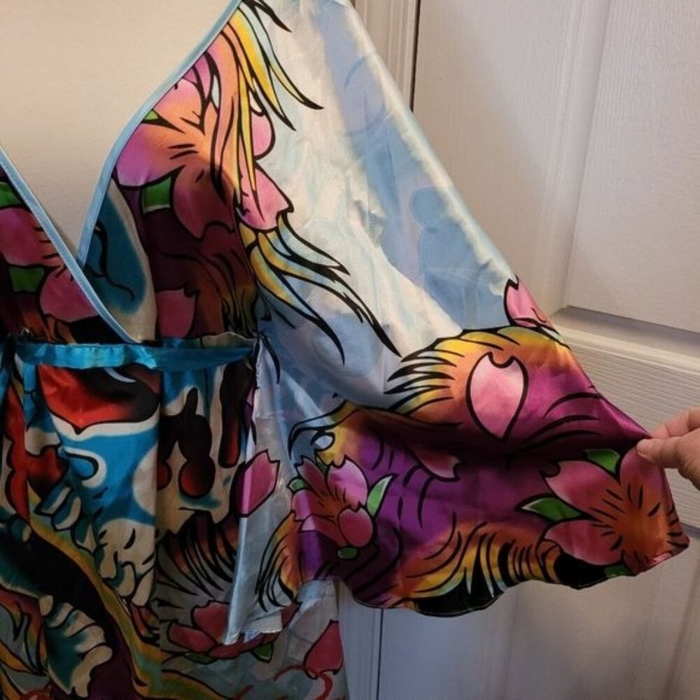 Women's Ed Hardy kimono style dress sexy rocker small rocker small - Picture 7 of 13